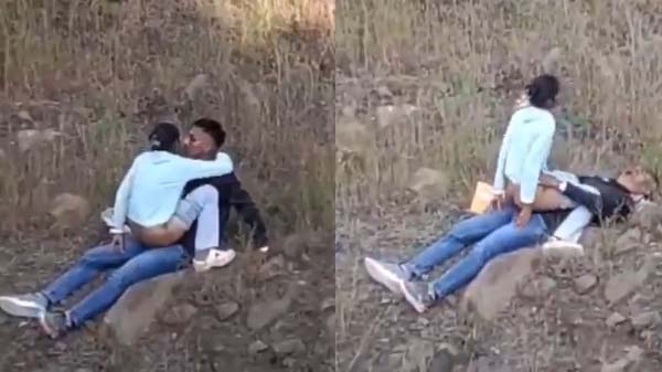 A girl from Bihar is having sex in the Farm