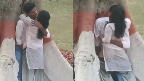 Park mein Delhi college couple sex karte hue maje mein Viral MMS