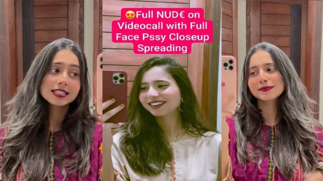 Beautiful Insta Influencer Viral Video Recording herself Full Nude with Face