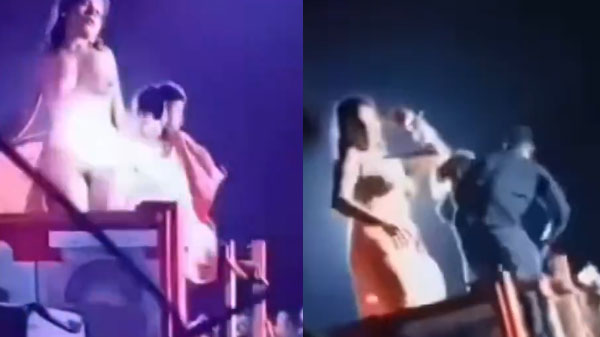 Orchestra stage naked nude dance by angelina viral mms
