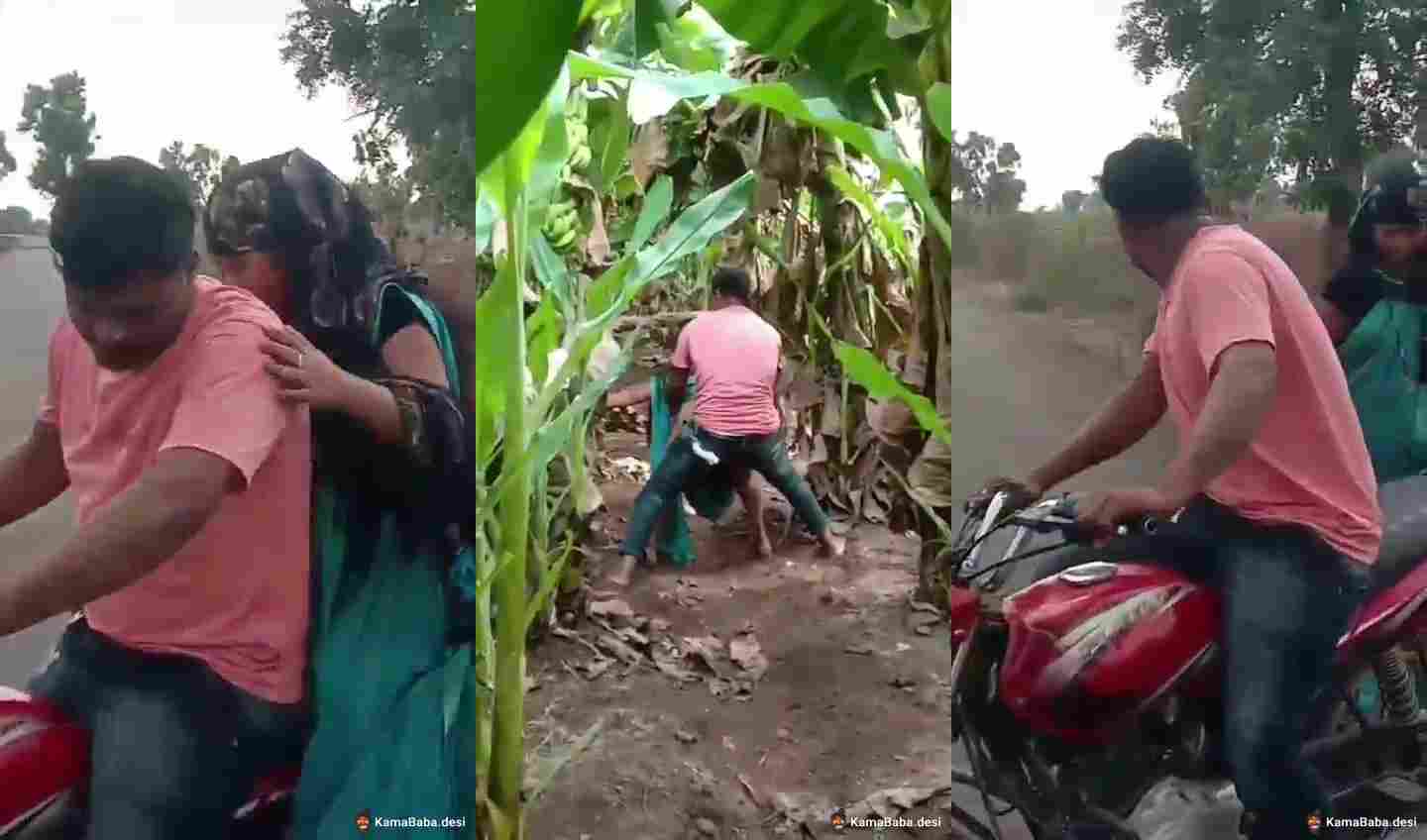 Desi Couple Sex inside A Banana Jungle MMS Sex Clip Video