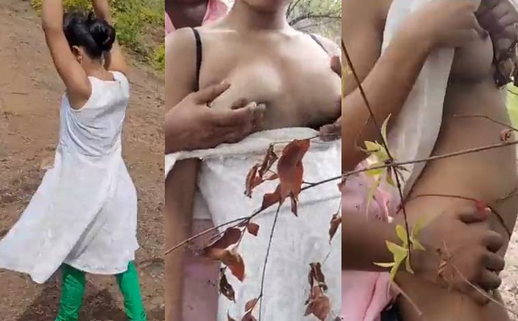 Fucking Skinny Local GF Girl XXX Jungle Sex Video