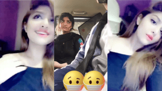Famous cute girl car MMS viral annoyed at BF jerking