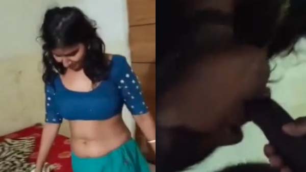 Hot Indian bhabhi devar ko blowjob diya aur chudai kiya mms