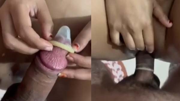 Pyasi Indian bhabhi devar se condom lagake fucking