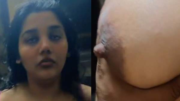 Sexy Indian girlfriend boobs ko dikhate hue mms xxx clip