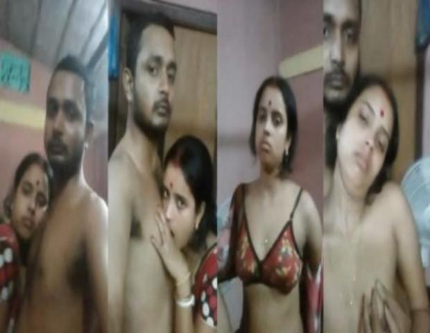 Dehati kannada bhabhi with her new husband xxx viral clip