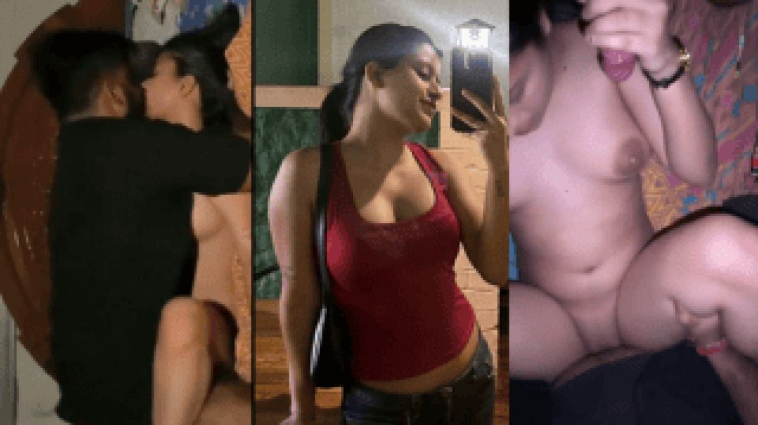 Horny GF Viral Intense Threesome with Two Friend