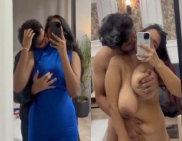 Hotel room me akeli ladhki ke boobs dabate huye