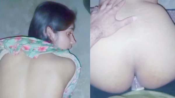 Cute college girl subbu doggy style fucking by her bf