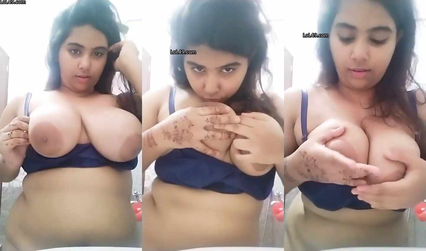 Desi Girl Showing Her Big Boobs XXX Nude Video