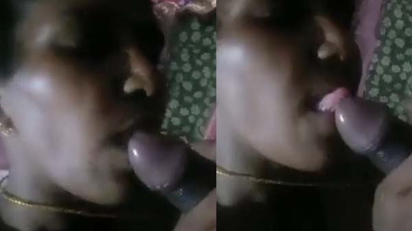 Village Desi Girl Giving Blowjob To Her Young Man